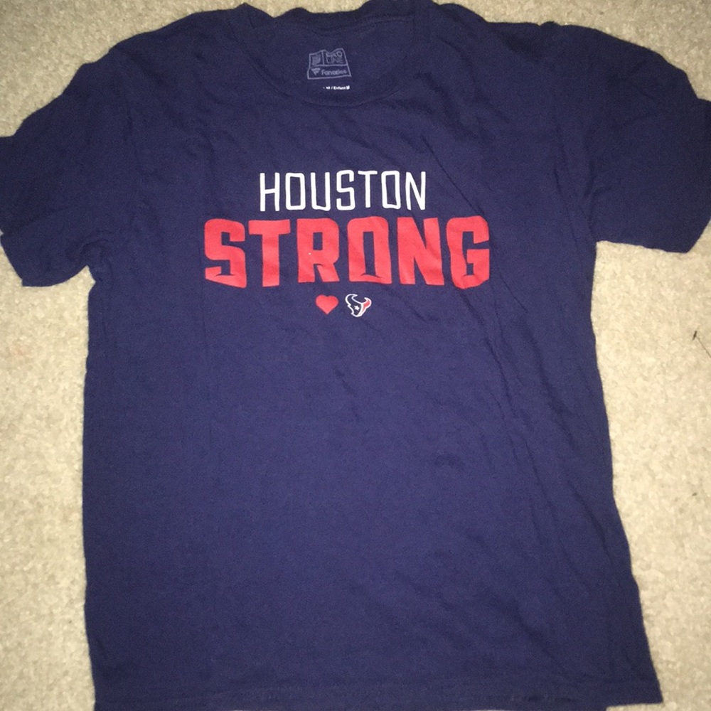 Houston Strong Shirt with the Houston Texans Logo